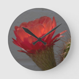 Blume Runde Wanduhr