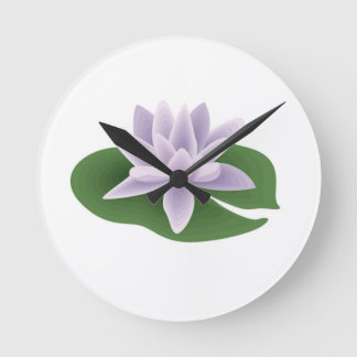 Blume Runde Wanduhr