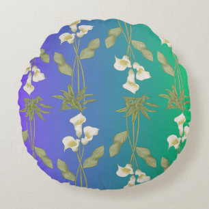 Blume Rundes Kissen