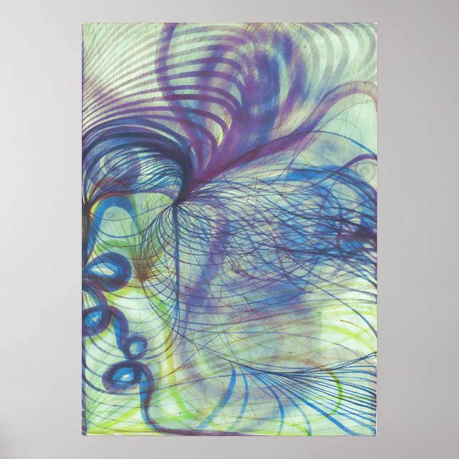 Blume Samuel Warrand von Georgiana Houghton Pos Poster (Vorne)