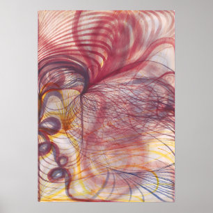 Blume Samuel Warrand von Georgiana Houghton Poster