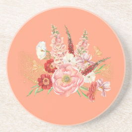 Blume Sandstone Untersetzer