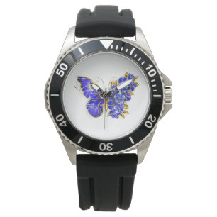 Blume Sapphire Butterfly Armbanduhr