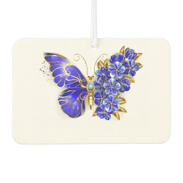 Blume Sapphire Butterfly Autolufterfrischer (Vorderseite)