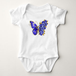 Blume Sapphire Butterfly Baby Strampler