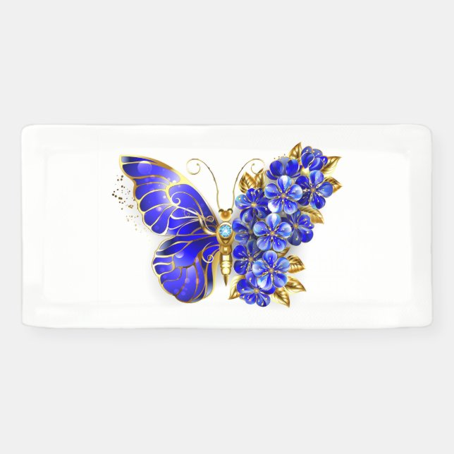 Blume Sapphire Butterfly Banner (Horizontal)