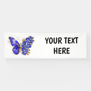 Blume Sapphire Butterfly Banner