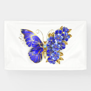 Blume Sapphire Butterfly Banner