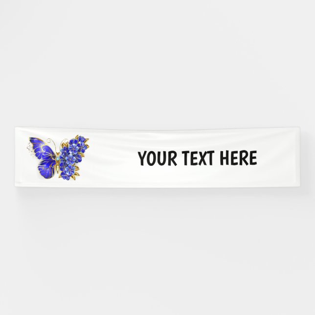 Blume Sapphire Butterfly Banner (Horizontal)