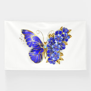 Blume Sapphire Butterfly Banner