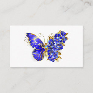Blume Sapphire Butterfly Begleitkarte