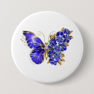 Blume Sapphire Butterfly Button