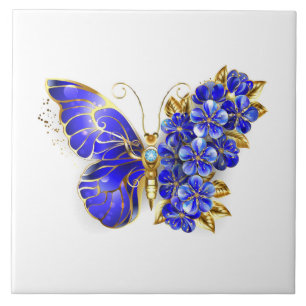 Blume Sapphire Butterfly Fliese