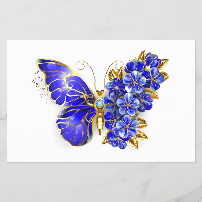 Blume Sapphire Butterfly Flyer (Vorne)