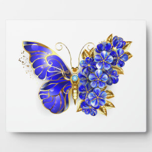Blume Sapphire Butterfly Fotoplatte