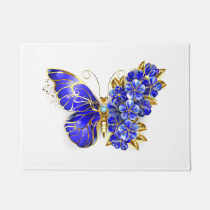 Blume Sapphire Butterfly Fußmatte