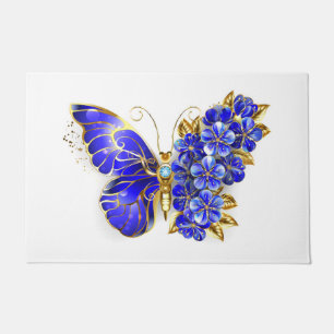 Blume Sapphire Butterfly Fußmatte