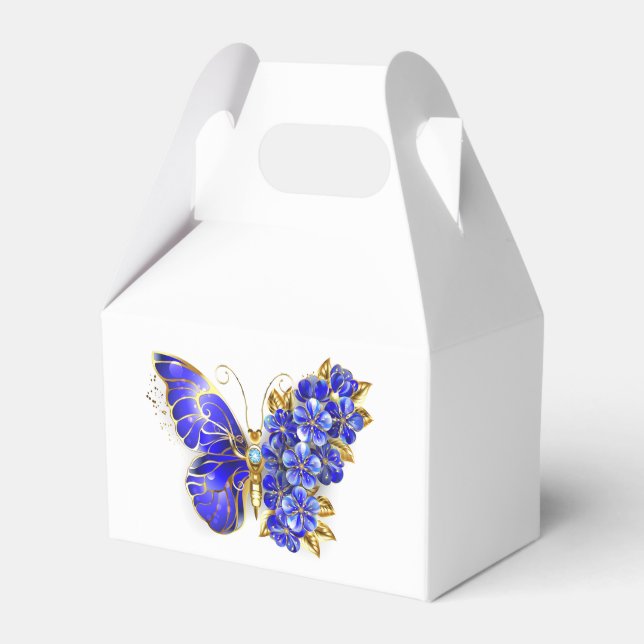 Blume Sapphire Butterfly Geschenkschachtel (Vorderseite)