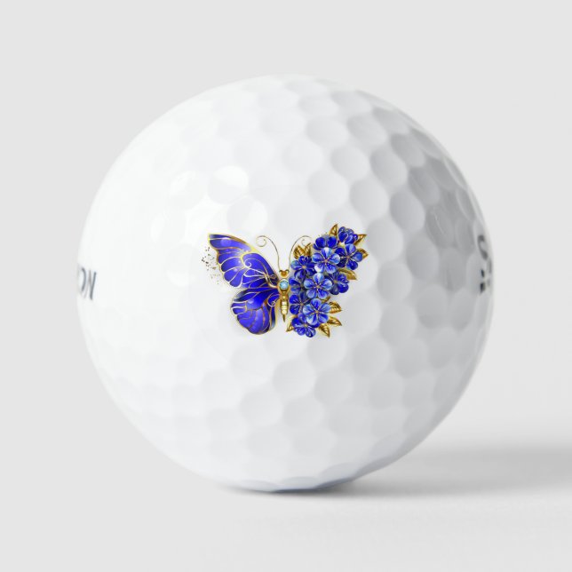 Blume Sapphire Butterfly Golfball (Vorderseite)