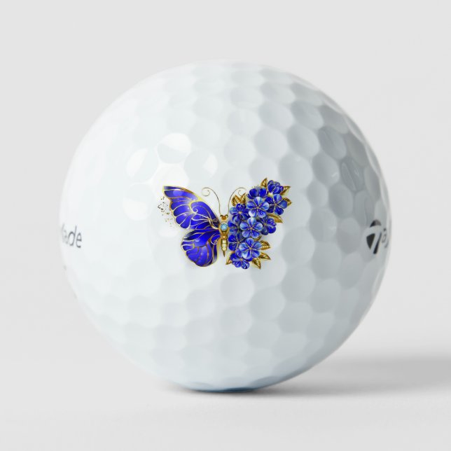 Blume Sapphire Butterfly Golfball (Vorderseite)