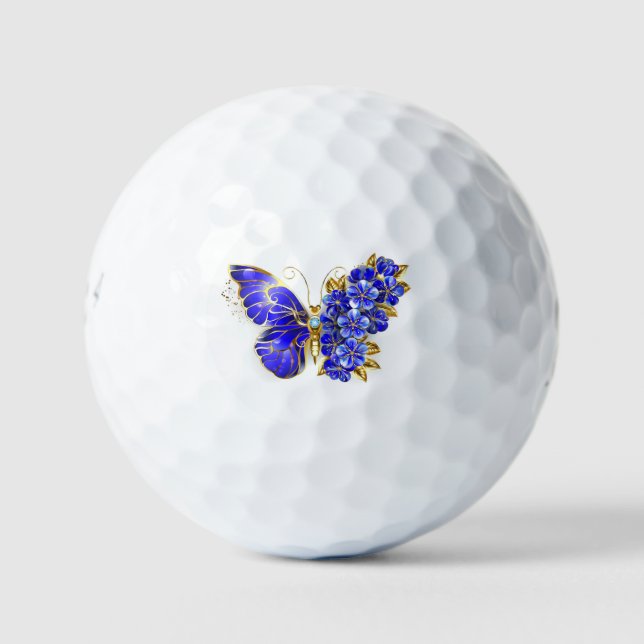 Blume Sapphire Butterfly Golfball (Vorderseite)
