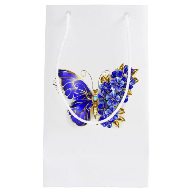 Blume Sapphire Butterfly Kleine Geschenktüte (Vorderseite)
