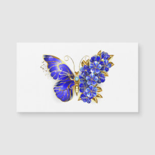 Blume Sapphire Butterfly Magnetkarte