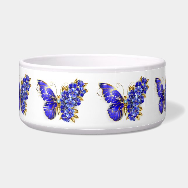Blume Sapphire Butterfly Napf (Vorderseite)