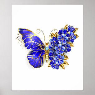 Blume Sapphire Butterfly Poster