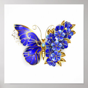 Blume Sapphire Butterfly Poster