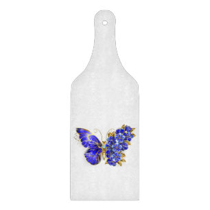 Blume Sapphire Butterfly Schneidebrett