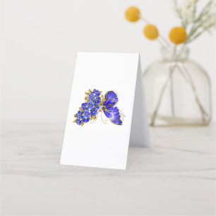 Blume Sapphire Butterfly Terminkarte