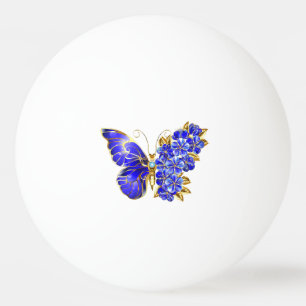 Blume Sapphire Butterfly Tischtennisball