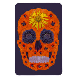 Blume Schädel 1 Magnet