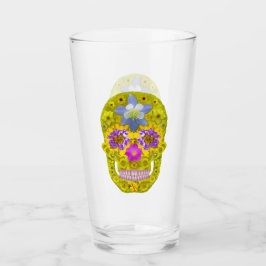 Blume Schädel 3 Glas