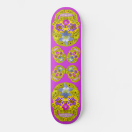 Blume Schädel 3 Skateboard