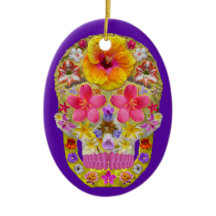 Blume Schädel 4 - tropisch