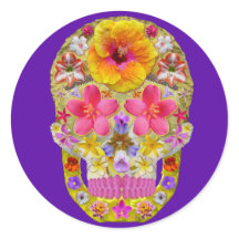 Blume Schädel 4 - tropisch