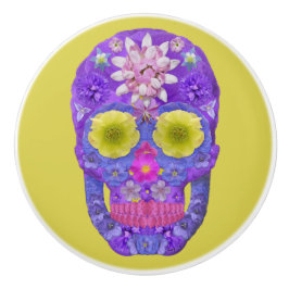 Blume Schädel 5 Keramikknauf