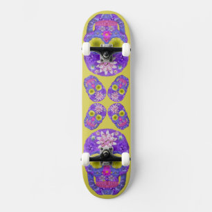 Blume Schädel 5 Skateboard