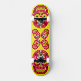 Blume Schädel 6 Skateboard