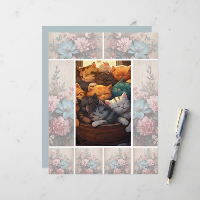 Blume Schattenweichlichthintergrund (Vorderseite/Rückseite Beispiel)