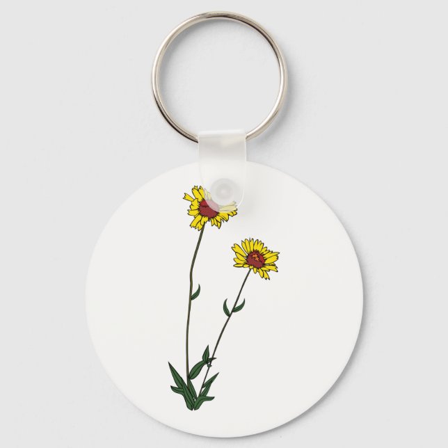 Blume Schlüsselanhänger (Vorderseite)