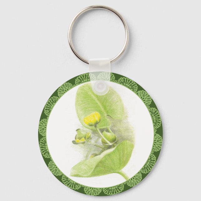 Blume Schlüsselanhänger (Vorderseite)