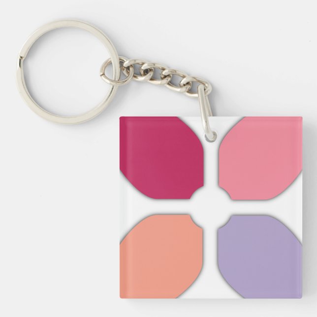 Blume Schlüsselanhänger (Vorderseite)