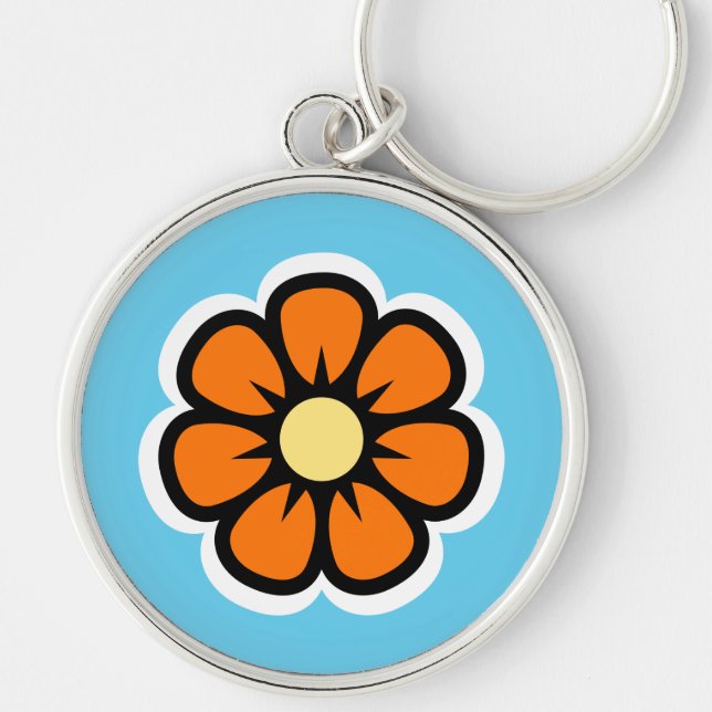 Blume Schlüsselanhänger (Vorne)