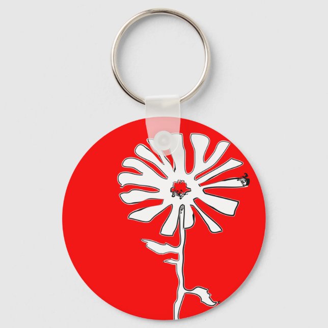 Blume Schlüsselanhänger (Vorderseite)