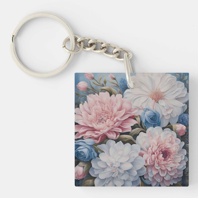 Blume Schlüsselanhänger (Vorderseite)