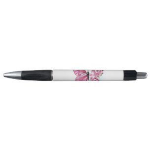 Blume Schmetterling mit rosa Sakura Kugelschreiber