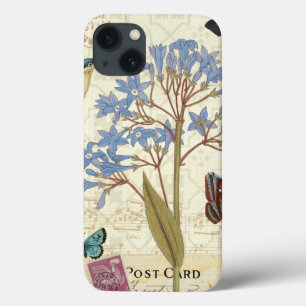 Blume, Schmetterlinge und Vogelkollage Case-Mate iPhone Hülle